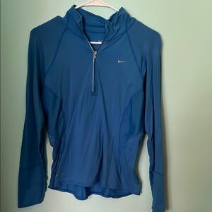 Nike Blue Swim Top Performance Fit